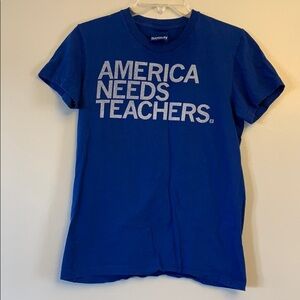 RAYGUN - S, blue, “teacher”‎ tshirt